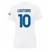 Inter Milan Lautaro Martinez #10 Bortedrakt Dame 2023-24 Korte ermer